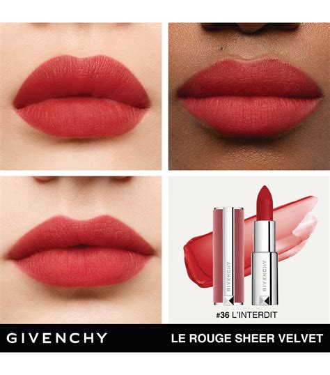 givenchy le rouge velvet.